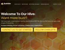 Tablet Screenshot of bumblebeemarketing.net